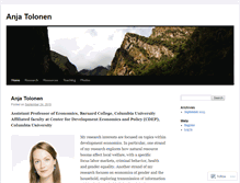 Tablet Screenshot of anjatolonen.com